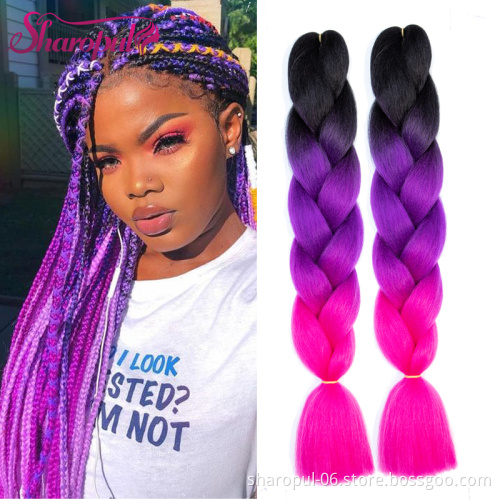 braiding hair 48inch 82inch original real hair extensions Jumbo braiding hair